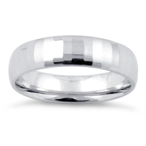 Sterling Silver Diamond Cut Pattern Wedding  Band Ring 5mm