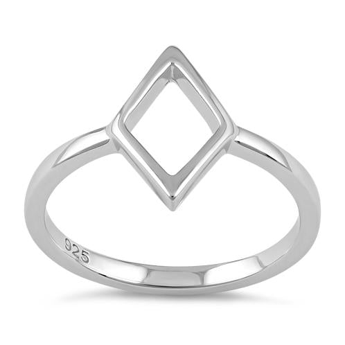 Sterling Silver Diamond Ring