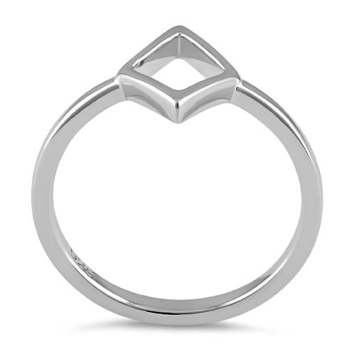 Sterling Silver Diamond Ring