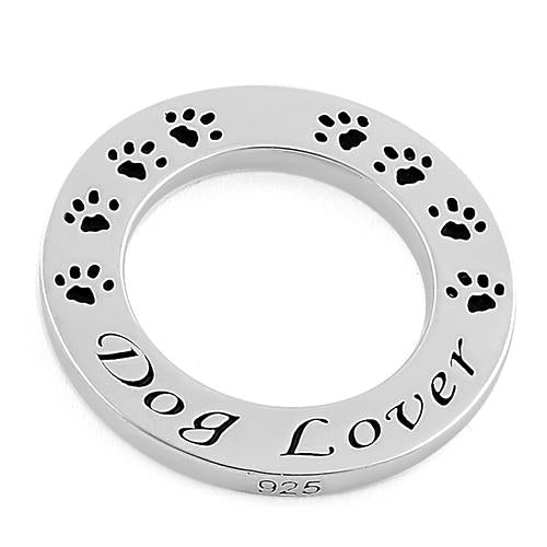 Sterling Silver 'Dog Lover' Pendant