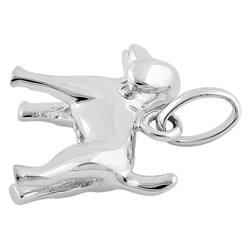 Sterling Silver Dog Pendant