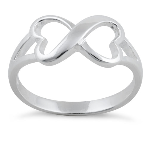 Sterling Silver Infinity Heart Ring
