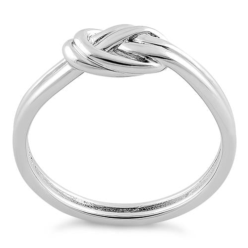 Sterling Silver Double Layer Knot Ring