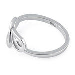 Sterling Silver Double Leaf Ring