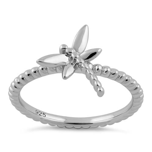 Sterling Silver Dragonfly Ring