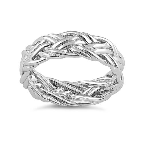 Sterling Silver Easy Woven Ring