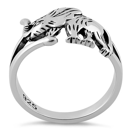 Sterling Silver Elephant Ring