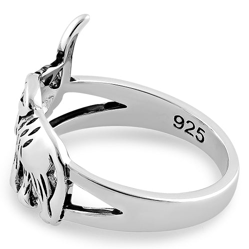 Sterling Silver Elephant Ring