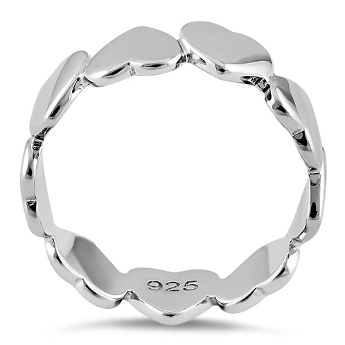 Sterling Silver Eternity Heart Ring