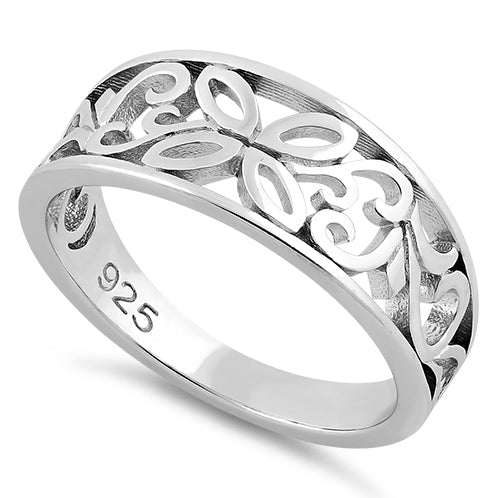 Sterling Silver Filigree Butterfly Ring