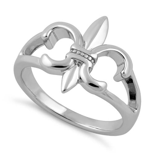 Sterling Silver Fleur de Lis Ring