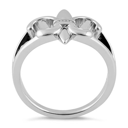 Sterling Silver Fleur de Lis Ring