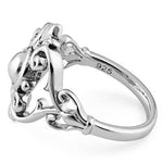 Sterling Silver Fleur-de-lis Vines Ring
