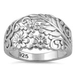 Sterling Silver Floral Arrangement Ring