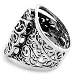 Sterling Silver Floral Ring