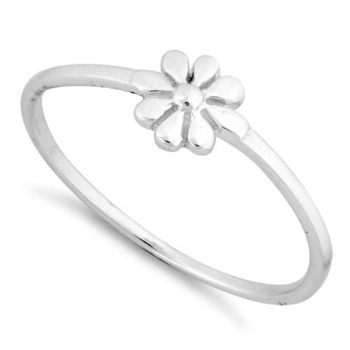 Sterling Silver Flower Ring