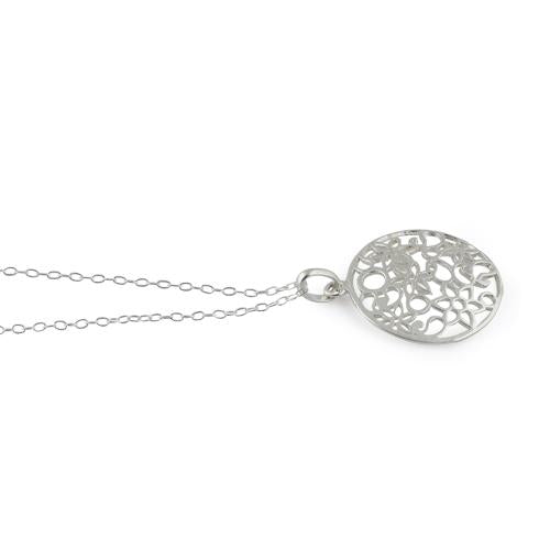 Sterling Silver Flowering Necklace