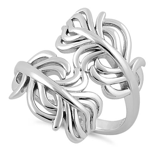 Sterling Silver Freeform Kelp Ring