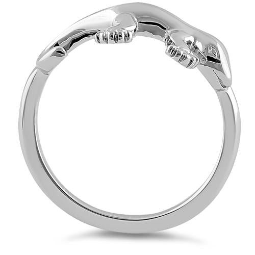 Sterling Silver Gecko Ring