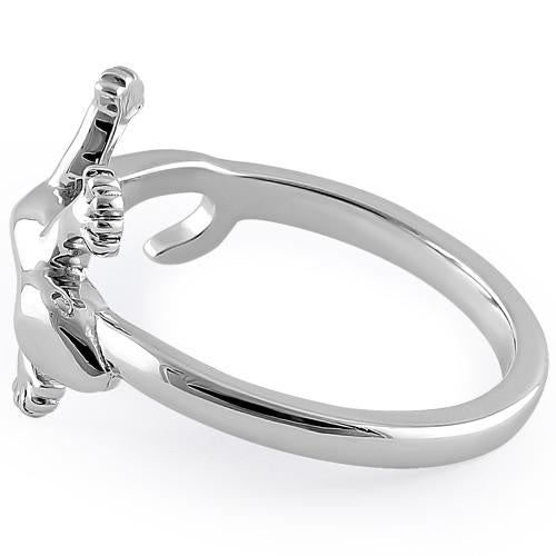 Sterling Silver Gecko Ring