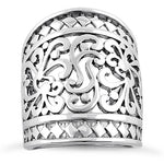 Sterling Silver Grand Artistic Ring