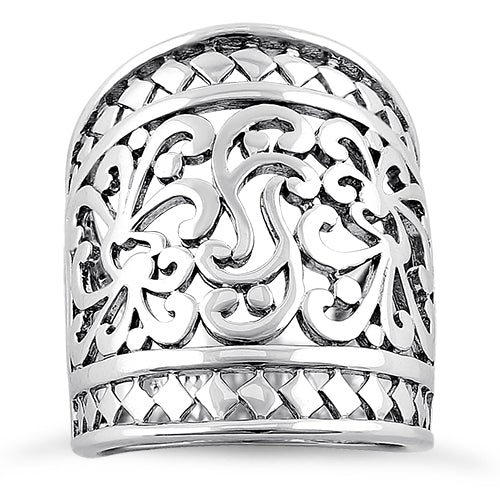 Sterling Silver Grand Artistic Ring