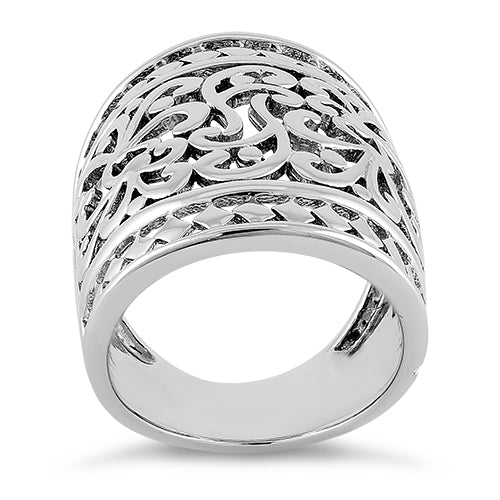Sterling Silver Grand Artistic Ring