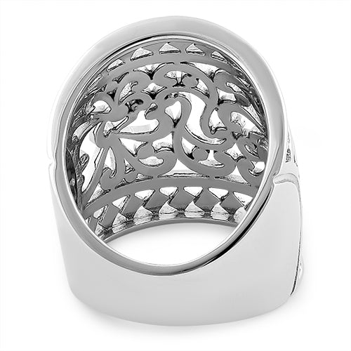 Sterling Silver Grand Artistic Ring