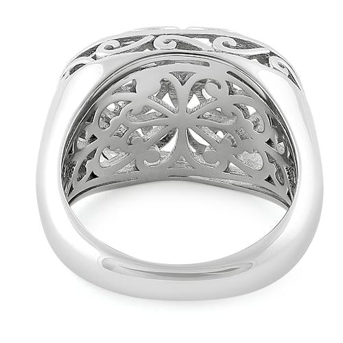 Sterling Silver Grandiose Filigree Ring