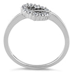 Sterling Silver Heart CZ Ring