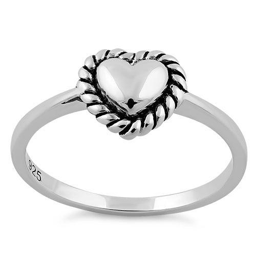 Sterling Silver Heart Ring