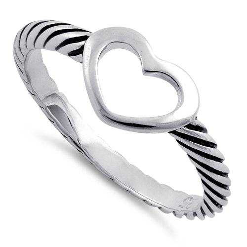 Sterling Silver Heart Ring