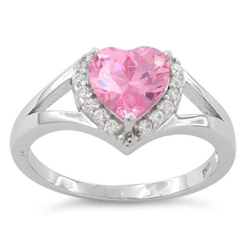 Bold Sterling Silver Octagon Pink CZ Ring – Jean Rachel Jewelry