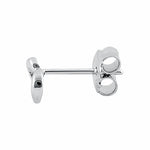 Sterling Silver Heart Stud Earrings
