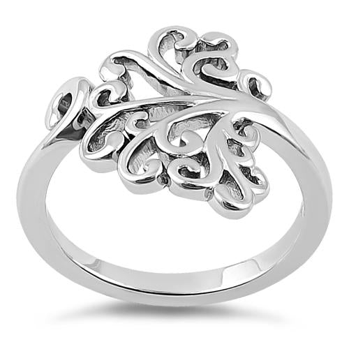 Sterling Silver Hidden Hearts Tree of Life Ring