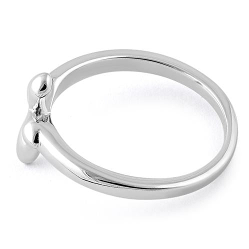 Sterling Silver High Polish Cross Ring