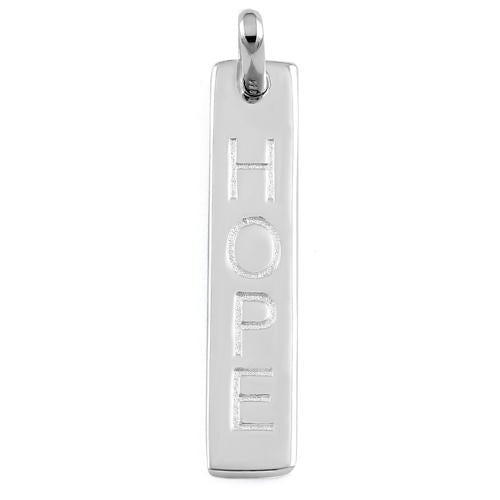 Sterling Silver Hope Pendant