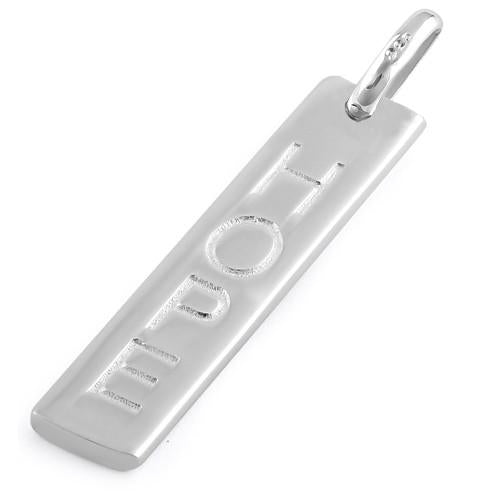 Sterling Silver Hope Pendant