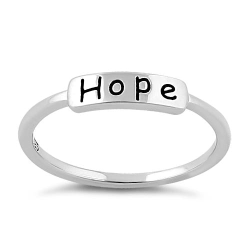 Sterling Silver "Hope" Ring