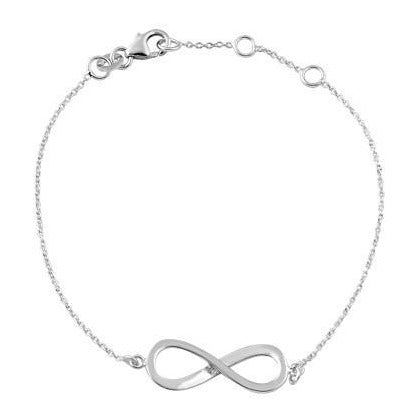 Sterling Silver Infinity Bracelet