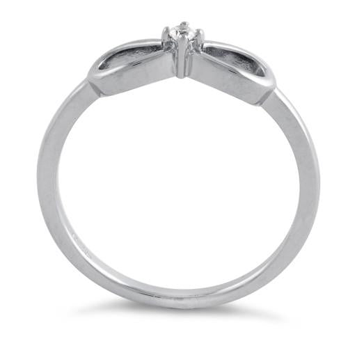 Sterling Silver Infinity CZ Ring