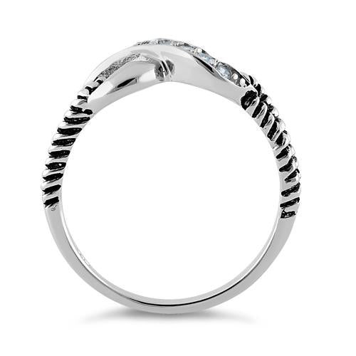 Sterling Silver Infinity CZ Ring