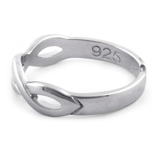 Sterling Silver Infinity Sign Adjustable Ring