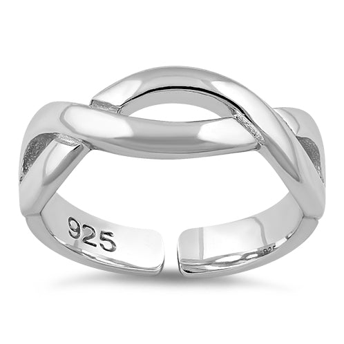 Sterling Silver Infinity Sign Toe Ring