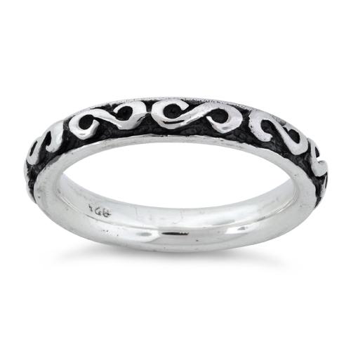 Sterling Silver Infinity Stackable Ring