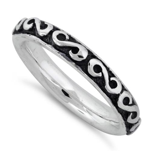 Sterling Silver Infinity Stackable Ring