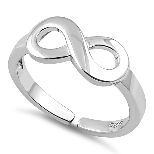 Sterling Silver Infinity Toe Ring