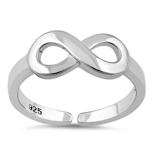 Sterling Silver Infinity Toe Ring
