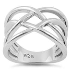 Sterling Silver Interwoven Ring