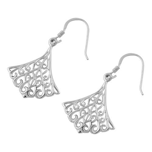 Sterling Silver Gatekeeper Earrings Edgy Art Fringe Handmade -    Earrings inspiration, Sterling silver earring hooks, Photo jewelry